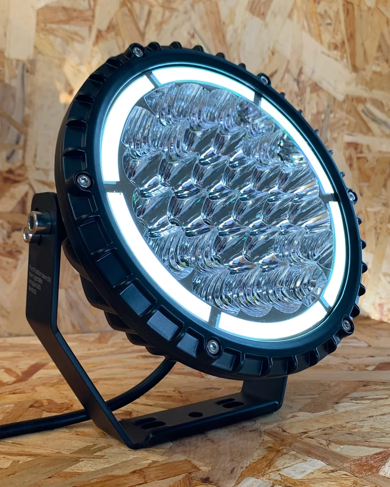 Lampada di guida a LED con luce di posizione Halo / 7.5"