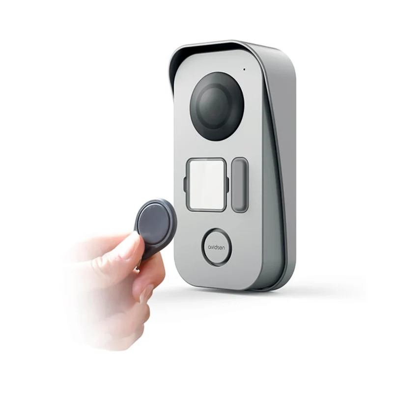 Avidsen Pulsantiera con videocamera supplementare bifamiliare gamma YLVA 3+, pulsantiera a 2 fili per citofono