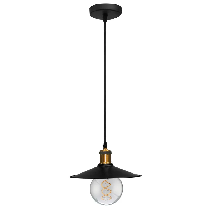 Alcapower Paralume Metallico da Soffitto Stile Vintage, attacco E27, lampadario vintage
