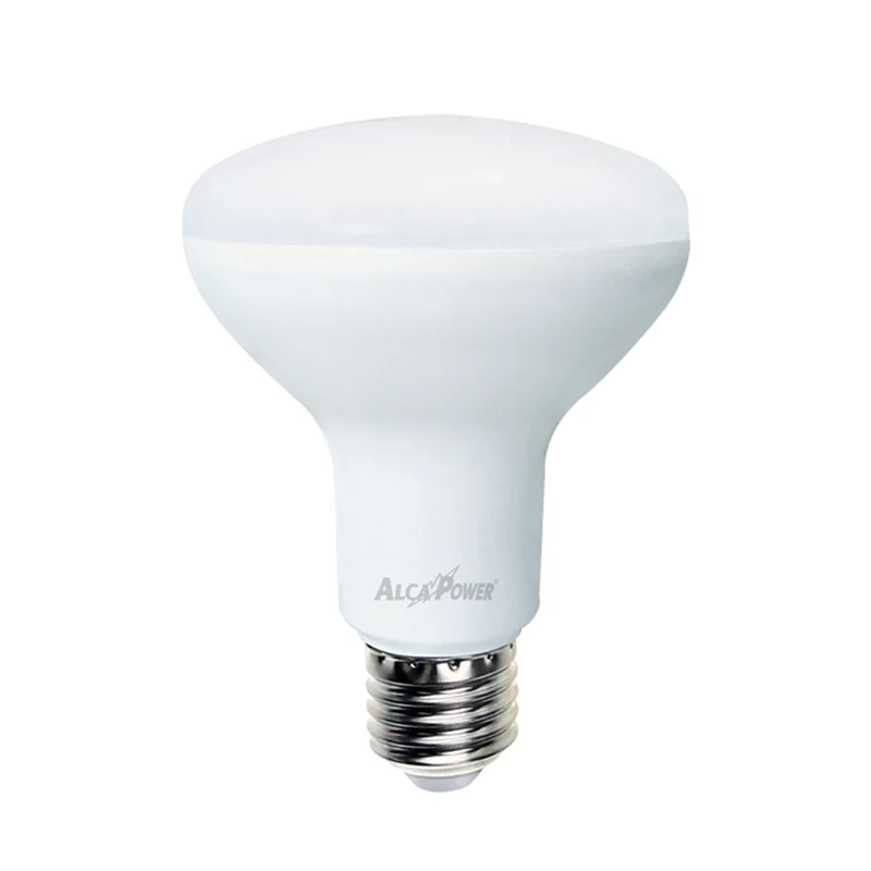Alcapower lampadina LED fungo 10W, R80, luce calda 3000K, potenza luminosa 850 Lumen, attacco E27, 175-250V