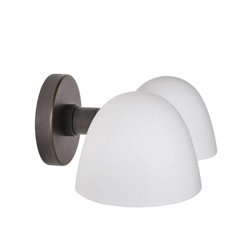 Fuse - Applique murale en albâtre et laiton vieilli, style contemporain