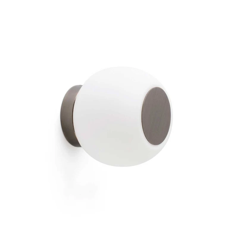 Moy - Applique murale LED en acier et verre, style contemporain