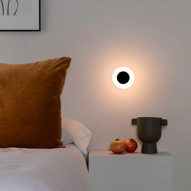 Moy - Applique murale LED en acier et verre, style contemporain