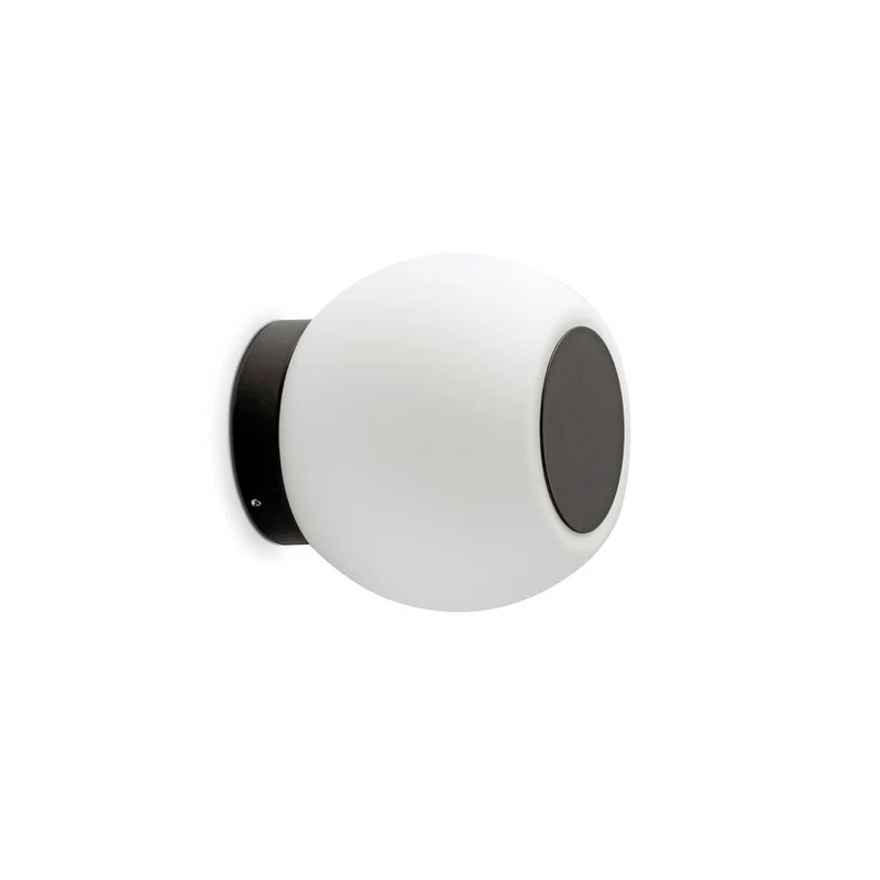 Moy - Applique murale LED en acier et verre, style contemporain