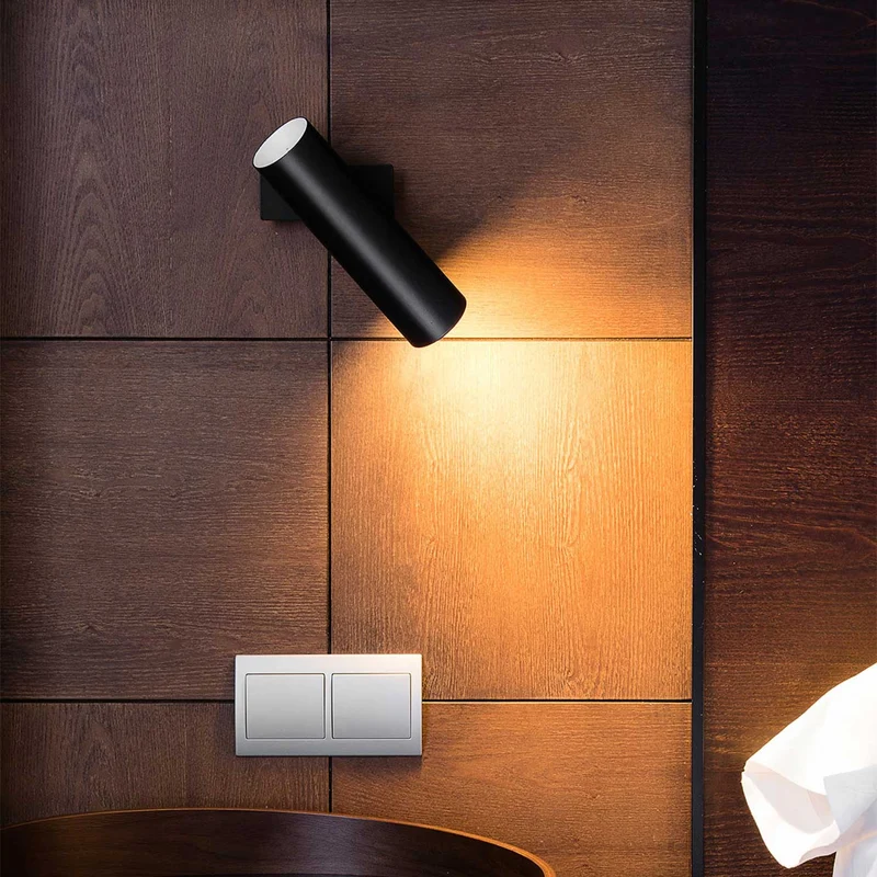 Link - Applique murale orientable en acier, style Art déco
