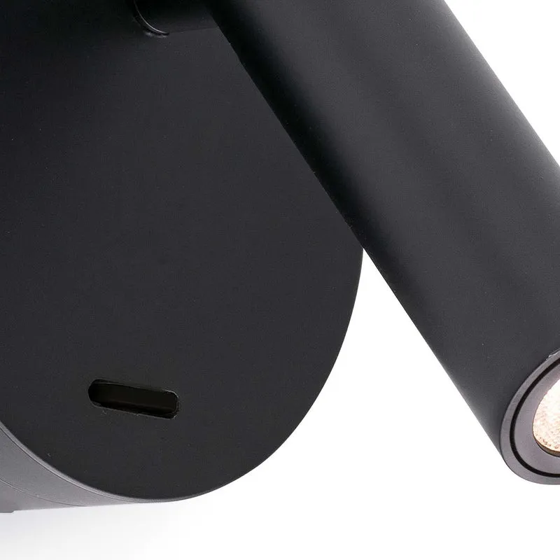 Boc - Applique murale LED en acier, style contemporain