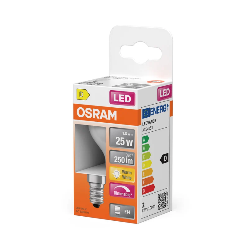 Retrofit LED CLASSIC P DIM 1.8W 827 Opalino E14