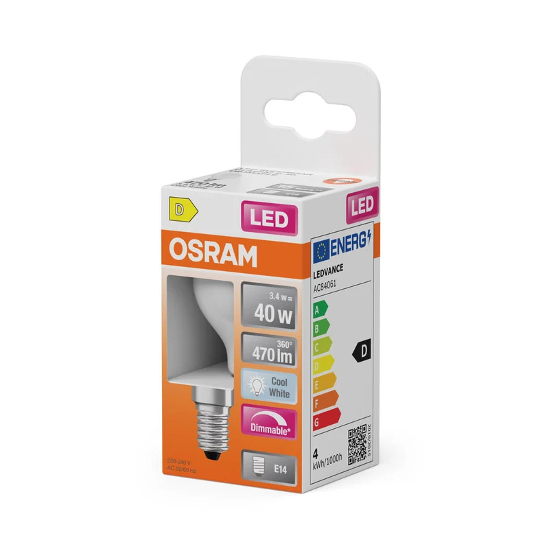 Retrofit LED CLASSIC P DIM 3.4W 840 Opalino E14
