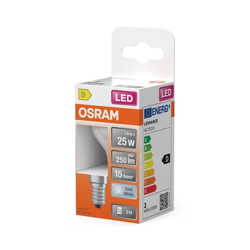 Retrofit LED CLASSIC P 1.8W 840 Opalino E14