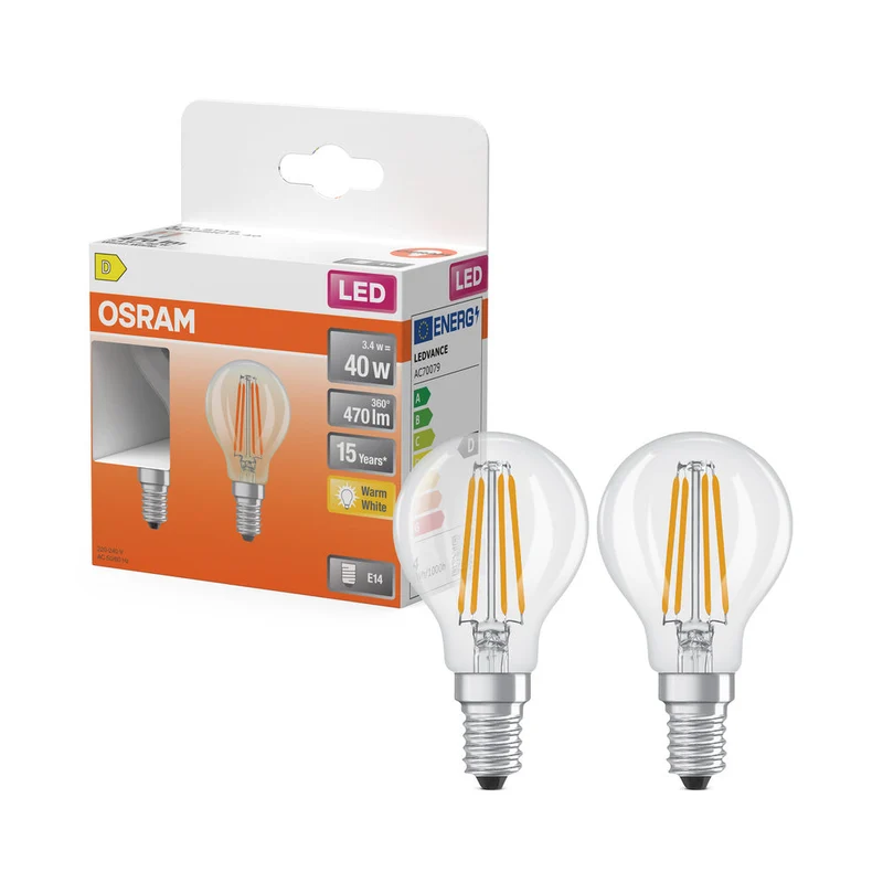 Retrofit LED CLASSIC P 3.4W 827 Chiaro E14 1