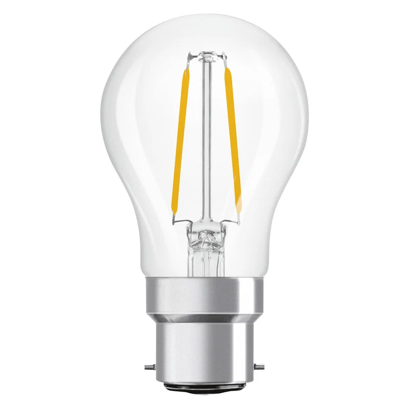 OSRAM Lampada LED Retrofit CLASSIC P 2.5W 827 Chiaro B22d, 250 lm, 2700 K, Bianco caldo