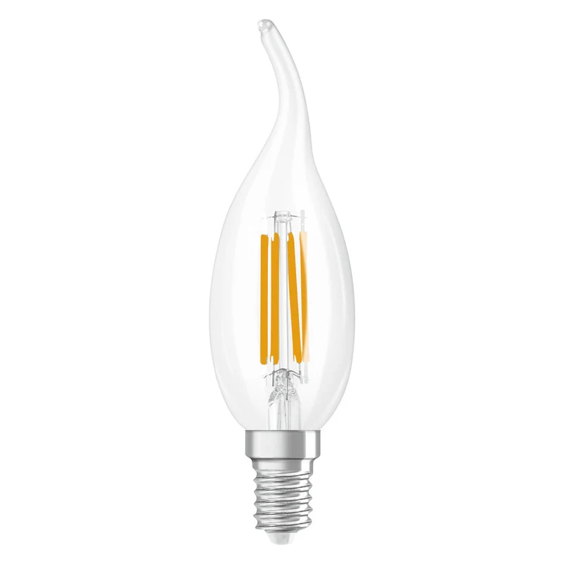 OSRAM Lampada LED Retrofit CLASSIC BA DIM 4W 827 Chiaro E14, 470 lm, 2700 K, Bianco caldo