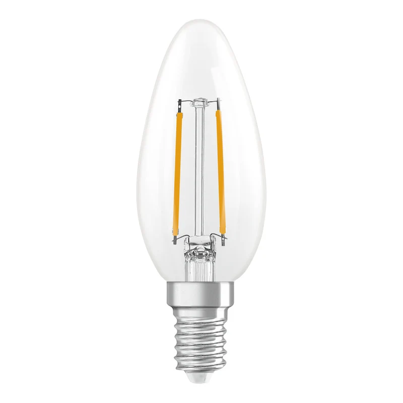 OSRAM Lampada LED Retrofit CLASSIC B DIM 2.8W 827 Chiaro E14, 250 lm, 2700 K, Bianco caldo