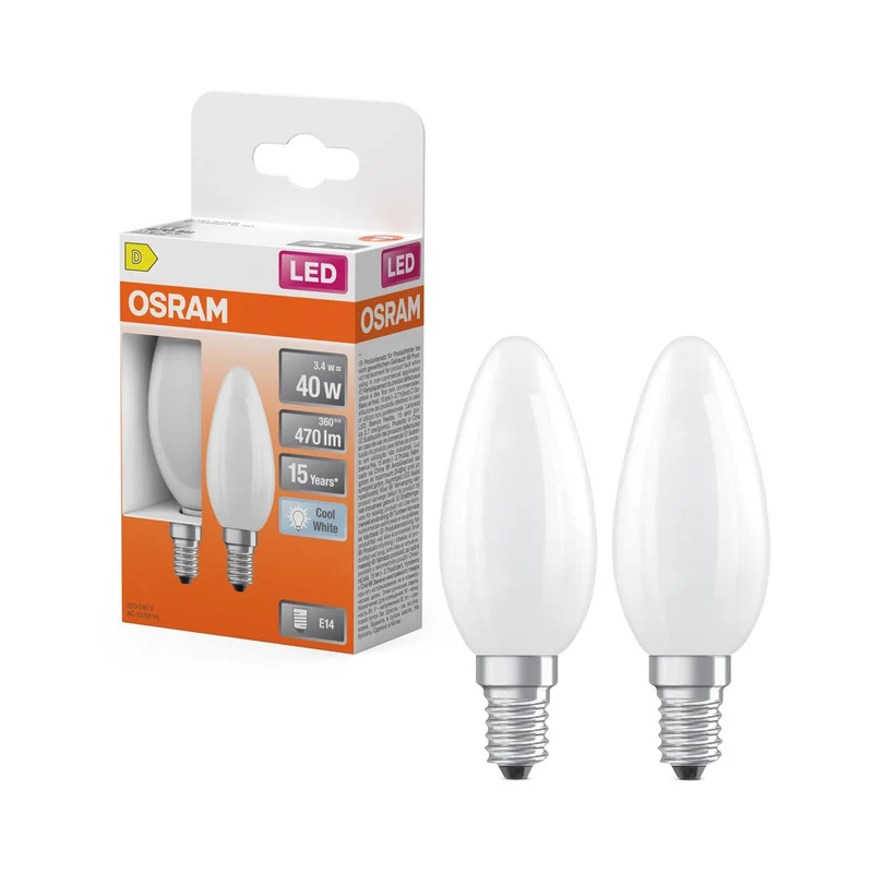 Retrofit LED CLASSIC B 3.4W 840 Opalino E14 2
