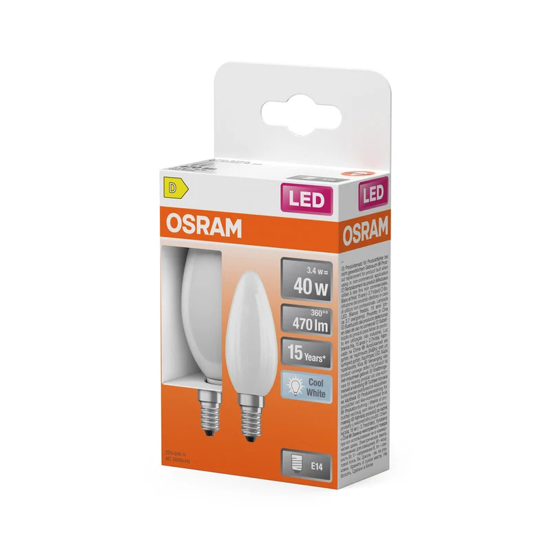 Retrofit LED CLASSIC B 3.4W 840 Opalino E14 2