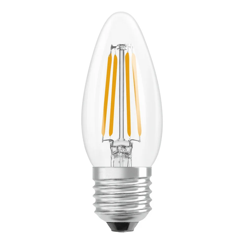 Retrofit LED CLASSIC B 3.4W 827 Trasparente E27