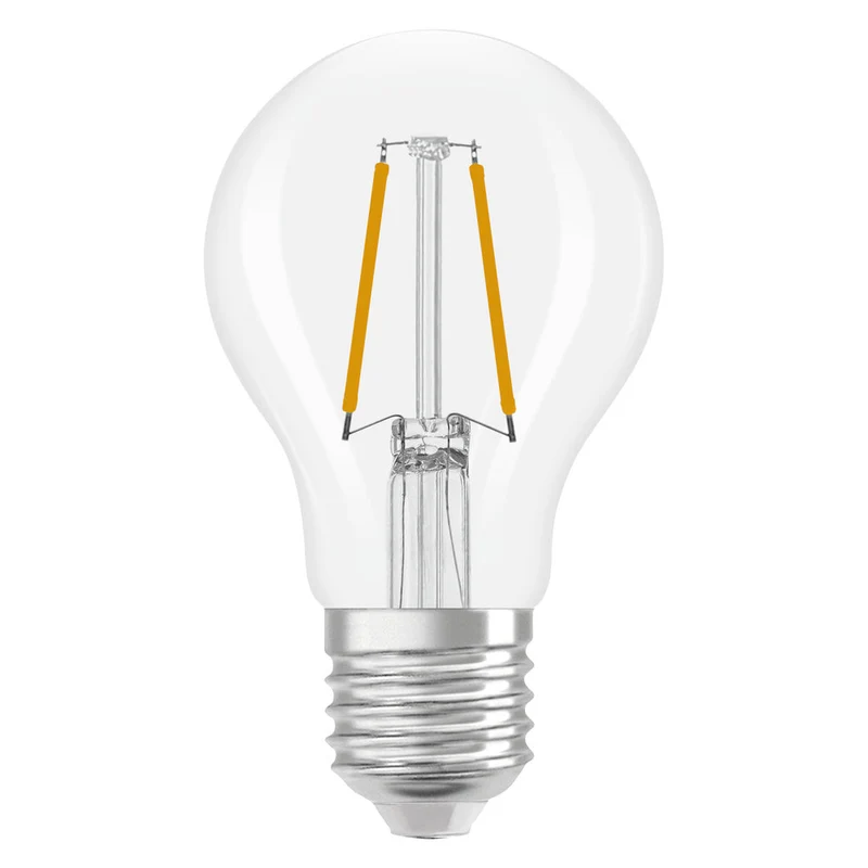 OSRAM Lampada LED Retrofit CLASSIC A DIM 2.2W 827 Chiaro E27, 250 lm, 2700 K, Bianco caldo