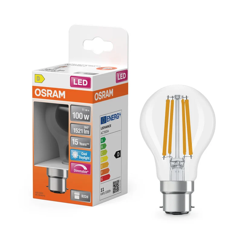 LED Retrofit CLASSIC A DIM 11W 865 Chiaro B22d