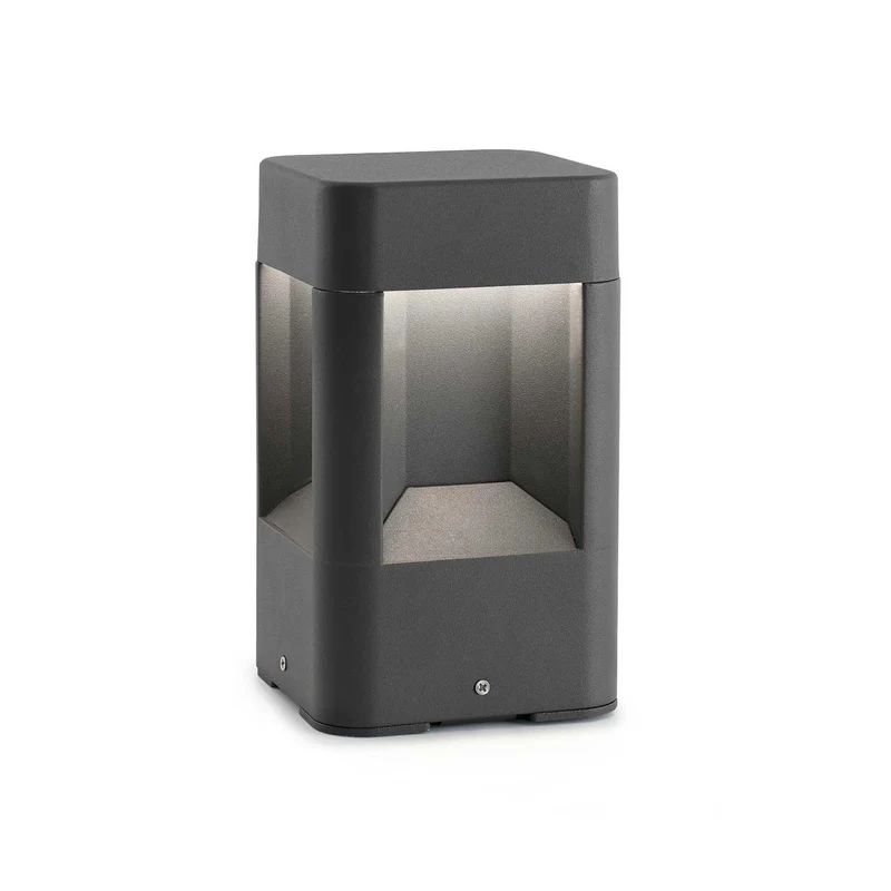 Naya - Borne LED en acier, style contemporain