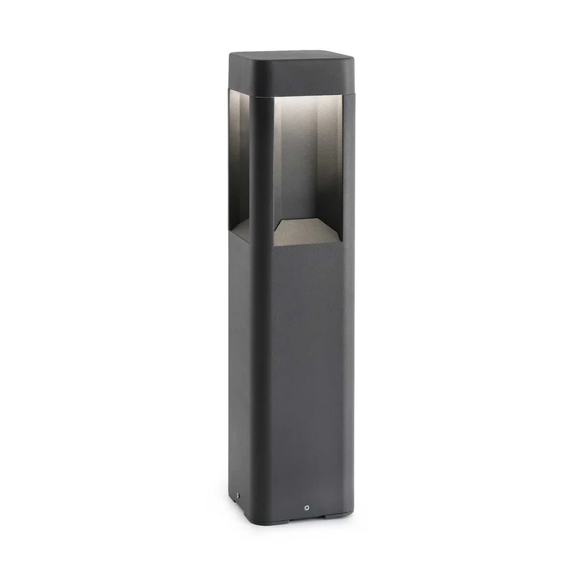 Naya - Borne LED en acier, style contemporain