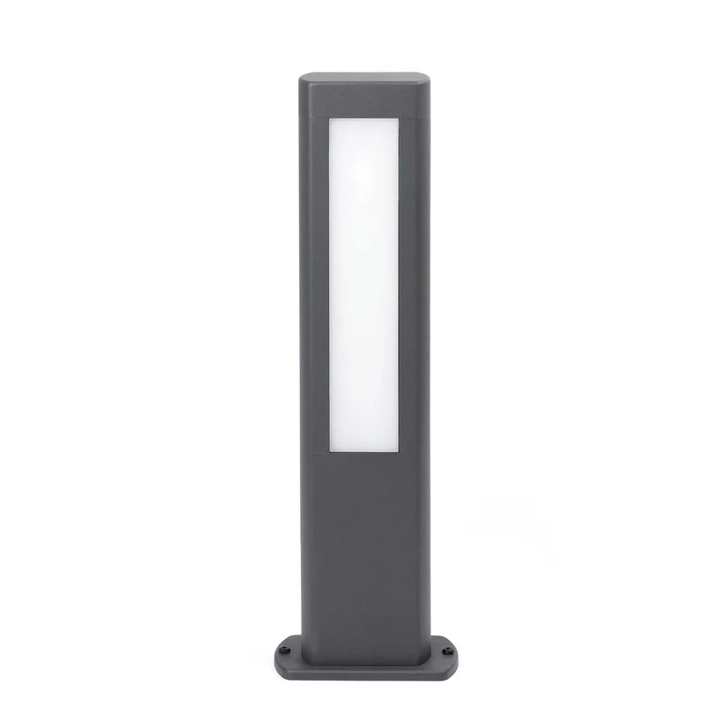 Nanda - Borne LED en acier, style contemporain