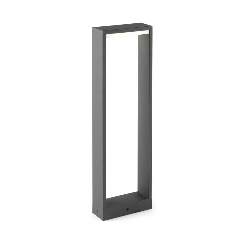 Alp - Borne LED en acier, style contemporain