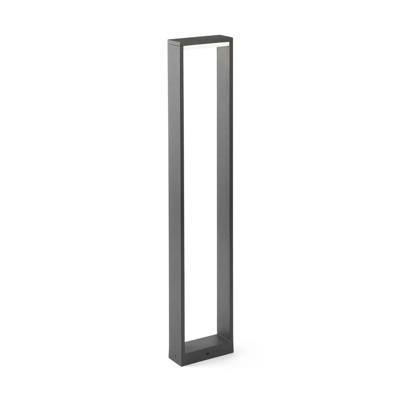 Alp - Borne LED en acier, style contemporain