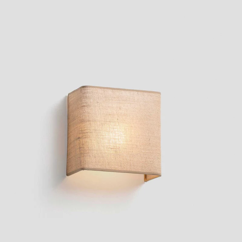 Otton - Applique murale horizontale modulable en jute, style bohème