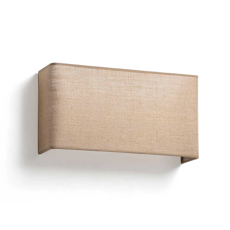 Otton - Applique murale horizontale modulable en jute, style bohème