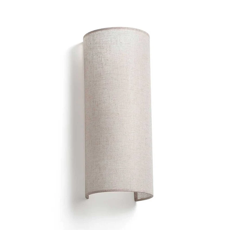 Otton - Applique murale verticale large en jute, style bohème
