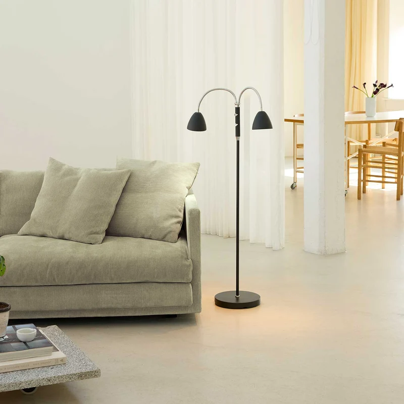Room - Lampadaire en métal, style vintage et industriel