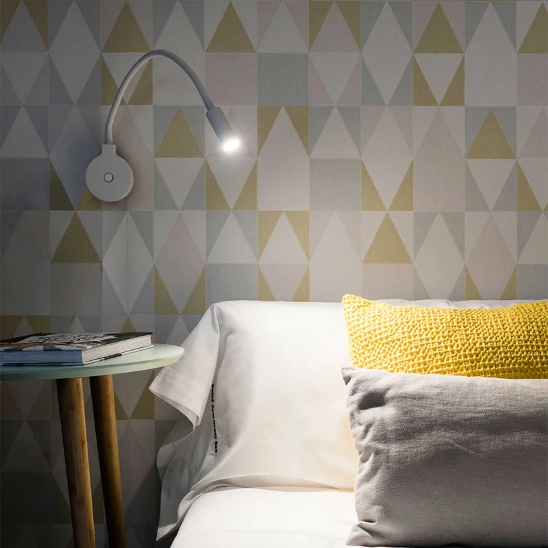 Pixie - Applique murale LED à bras articulé en acier, style contemporain