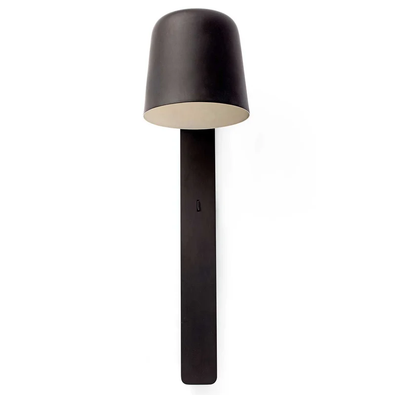 Tila - Applique murale avec liseuse en acier, style contemporain