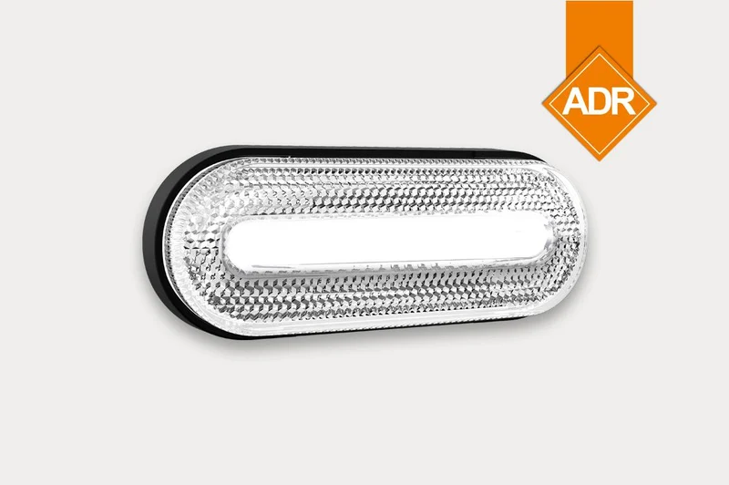 Luce di posizione anteriore bianca Fristom con striscia LED
