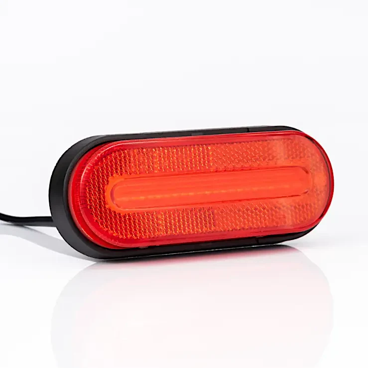 Luce di posizione posteriore rossa Fristom con striscia LED