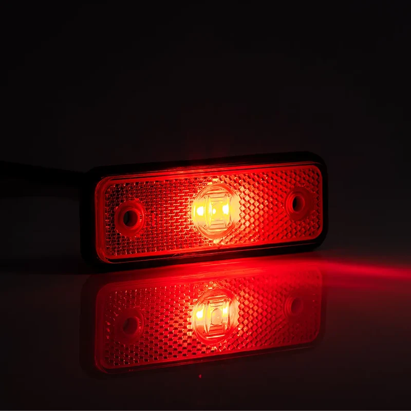 Luce di posizione a LED rettangolare sottile con riflettore