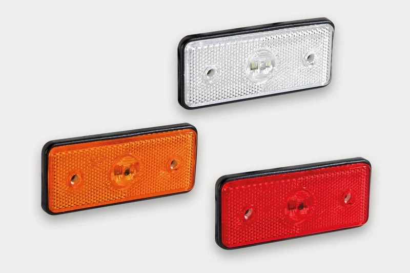 Luce di posizione a LED rettangolare sottile con riflettore
