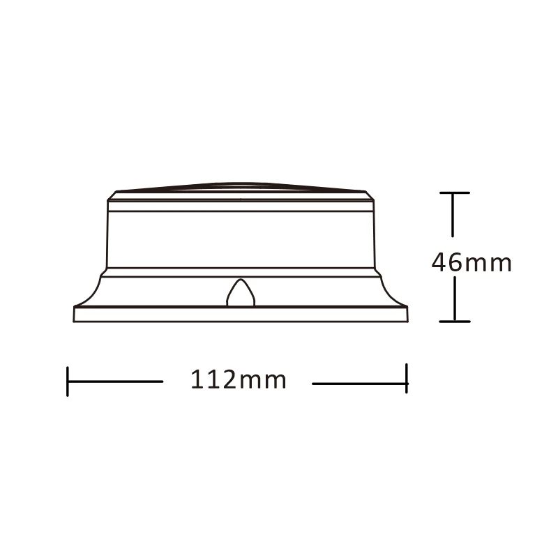 Faro LED Slimline con Base Magnetica