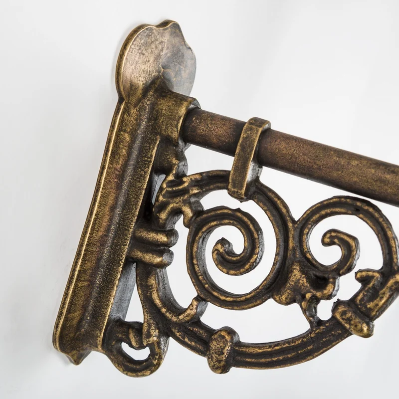 Casa Padrino Jugendstil Außenwandleuchte 21 x 39 x H. 70 cm - Bronze - Nostalgische Wetterfeste Außenleuchte