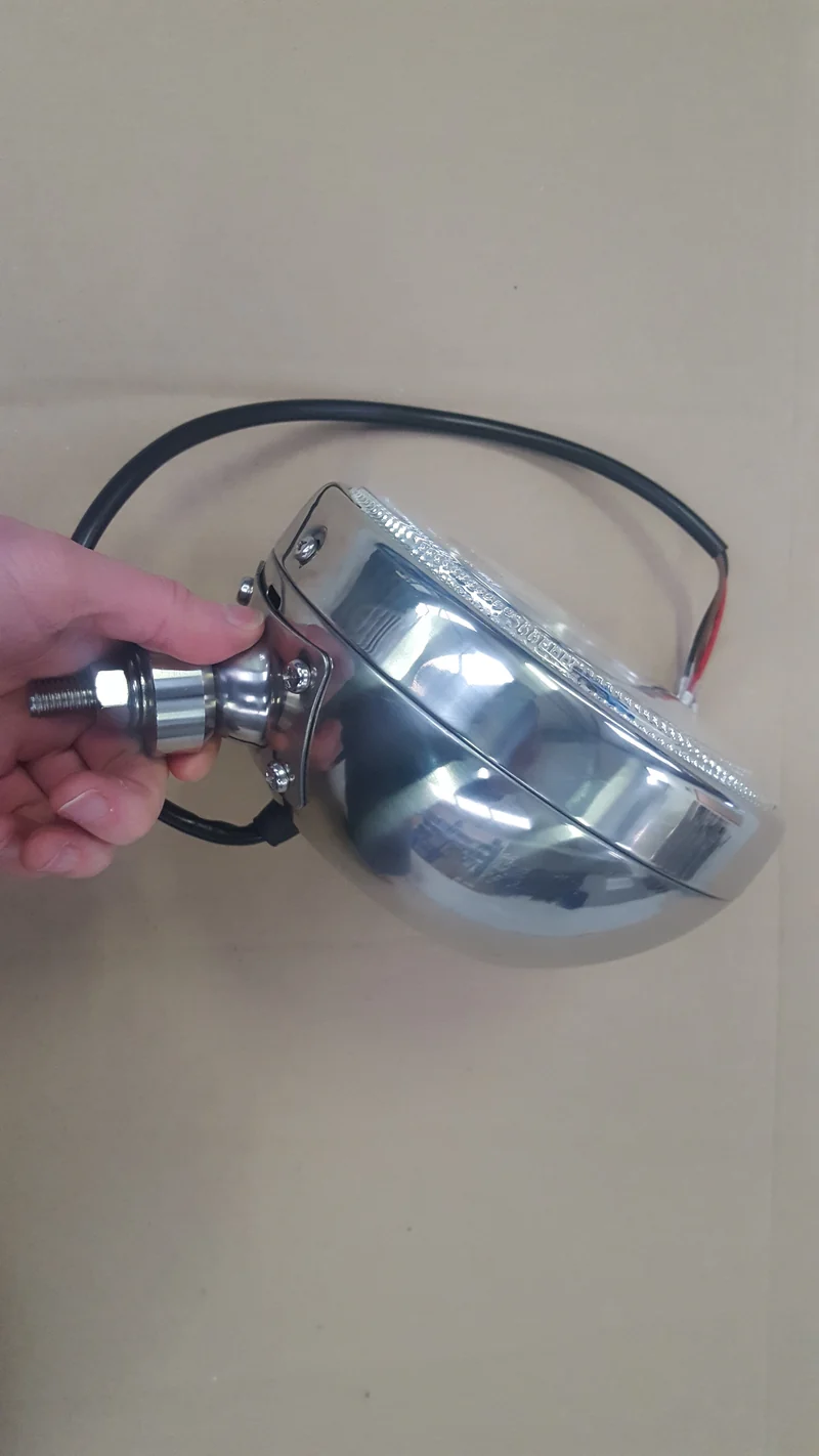 Lampada spot in acciaio inossidabile con anello LED Angel Eye Halo / 12V