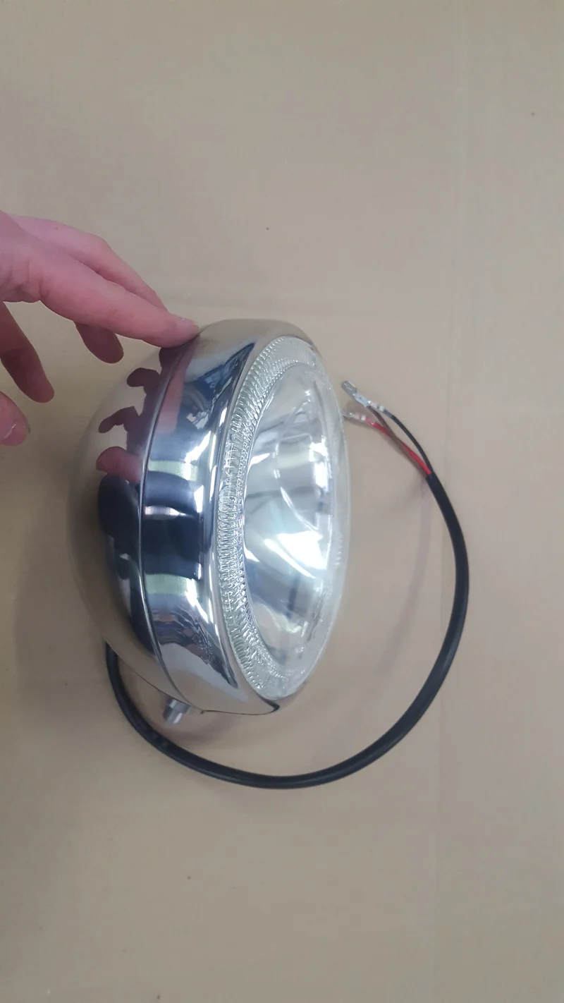 Lampada spot in acciaio inossidabile con anello LED Angel Eye Halo / 12V