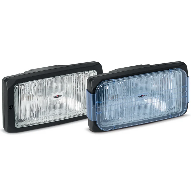 SIM 3225 Fendinebbia rettangolare / Copertura blu inclusa
