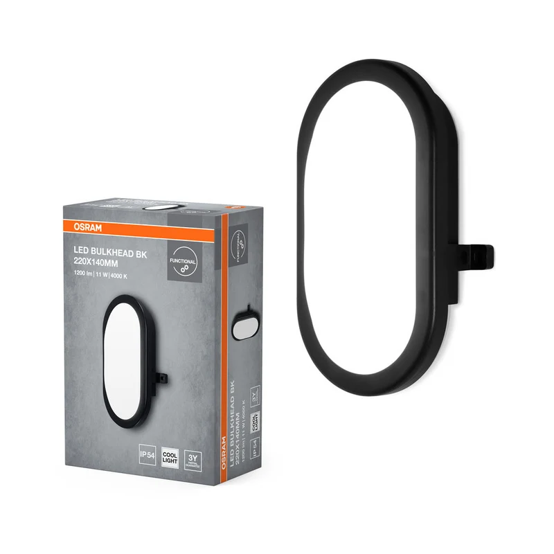 OSRAM LED Plafoniera Applique Lampada per Ambienti Umidi 11W / 4000K Bianco Freddo