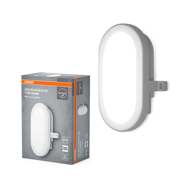 OSRAM LED lampada funzionale, lampada per applicazioni esterne, bianco freddo, LED Bulkhead