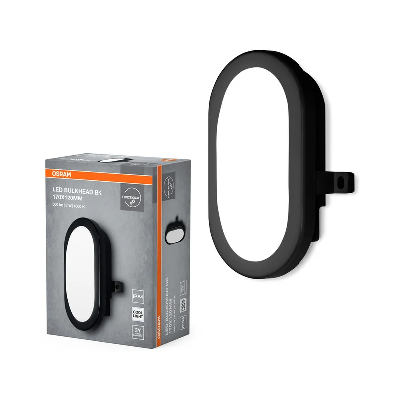 OSRAM LED Plafoniera LED Lampada da parete Lampada per ambienti umidi 5,5W / 4000K Bianco freddo