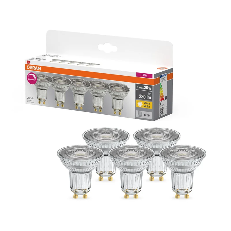 BASE LED PAR16 3.4W 927 GU10