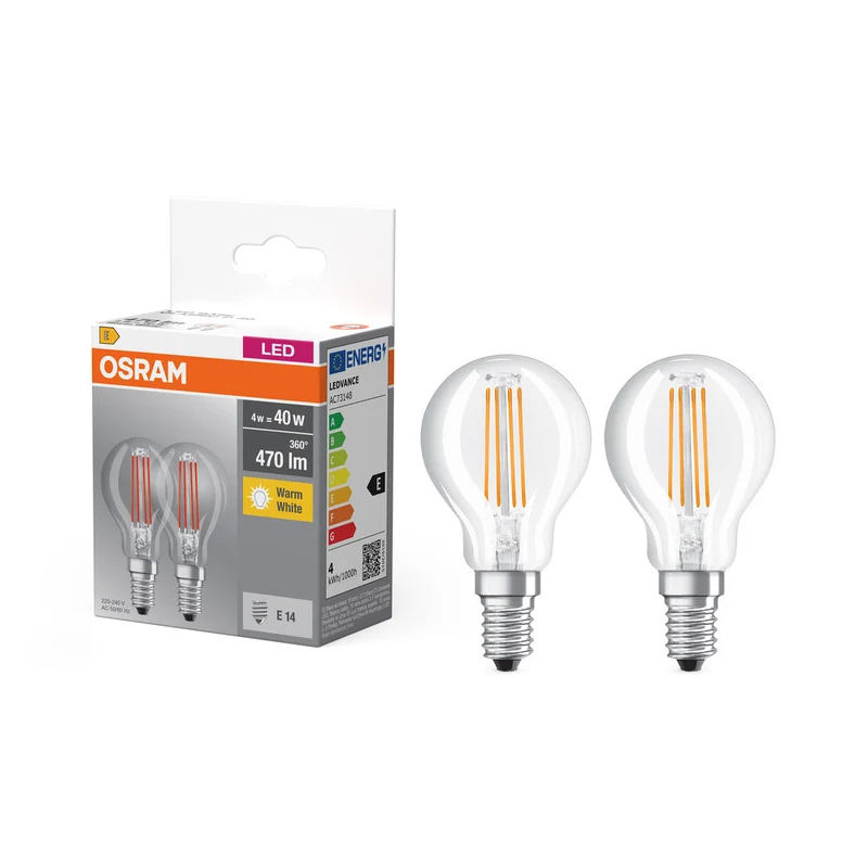 LED BASE CLASSIC P 4W 827 Chiaro E14
