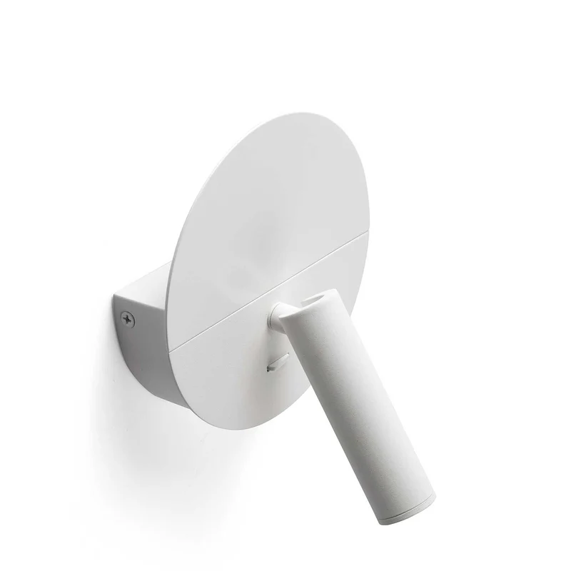 Duas - Applique murale LED avec liseuse USB-C en acier, style contemporain