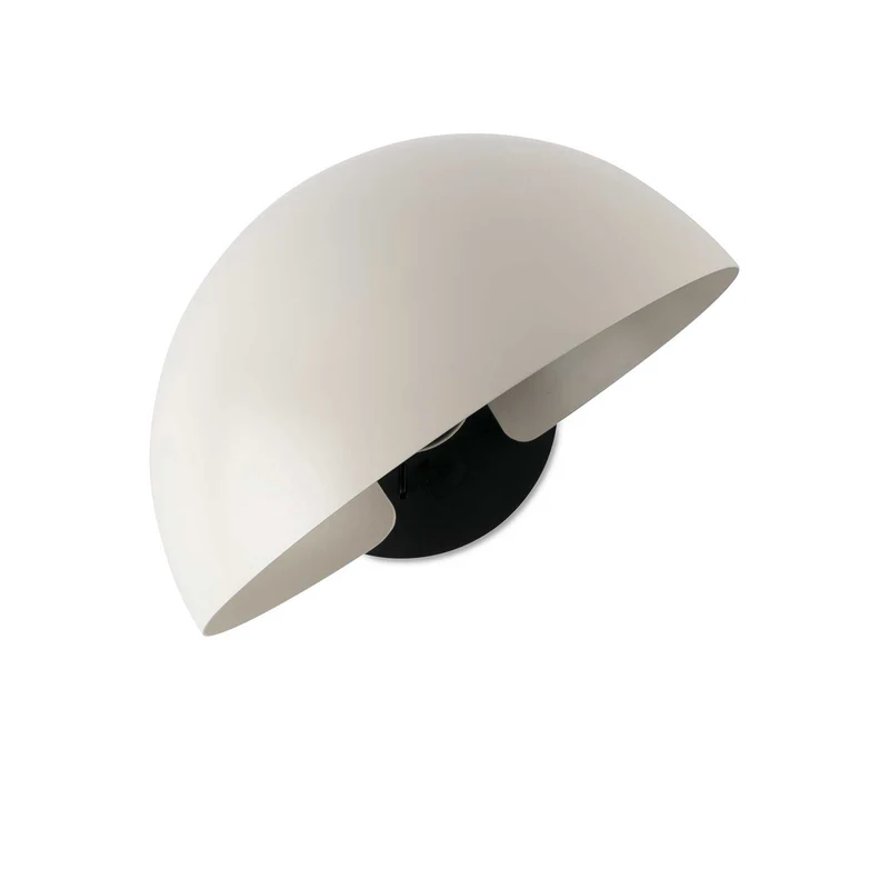 Dominica - Applique murale compacte en acier, style contemporain