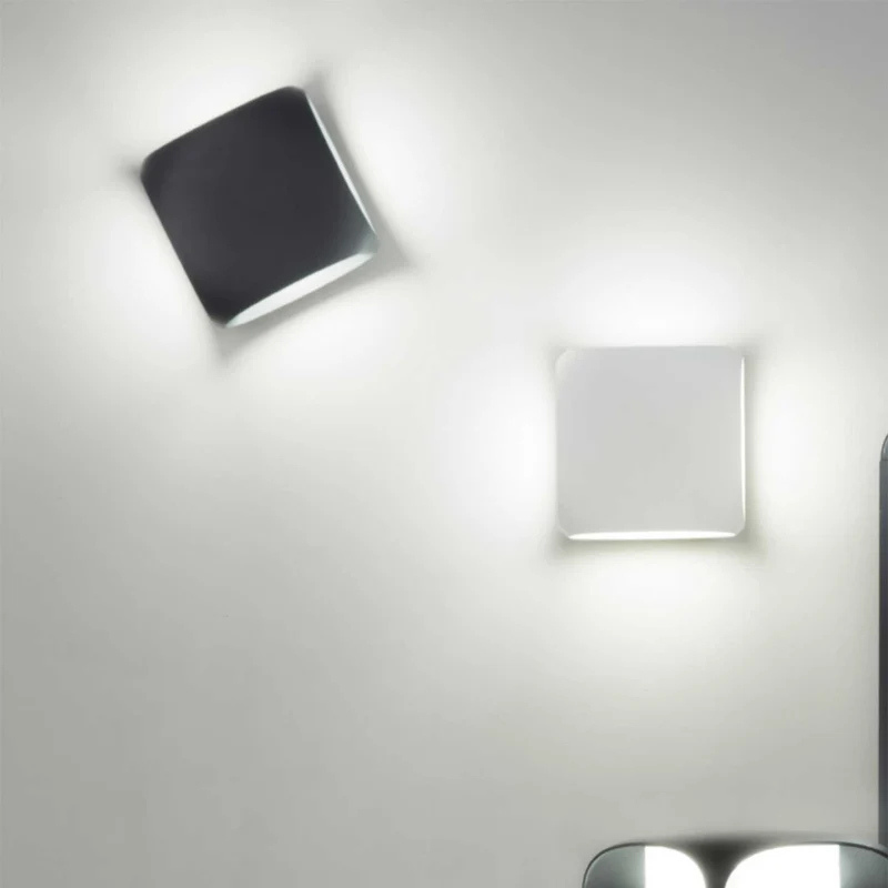 BU-OH - Applique murale LED d’extérieur en acier, style contemporain